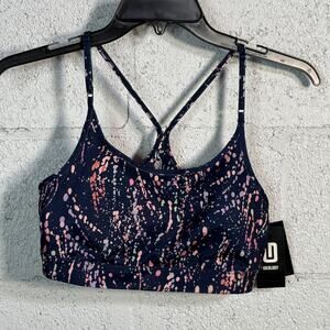 ID Ideology Low Impact Sports Bra Indigo Sea speckle Small